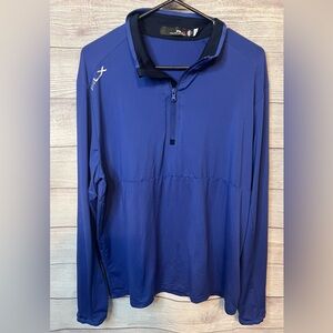 Ralph Lauren RLX Men’s Large Quarter Zip Blue Pullover